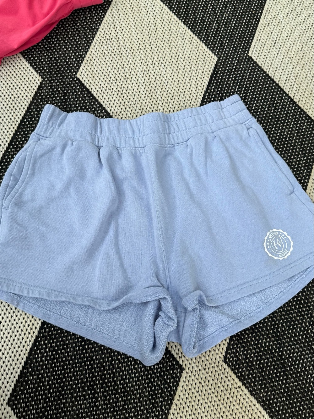 Hollister Light Blue Women's Athletic Lounge Shorts